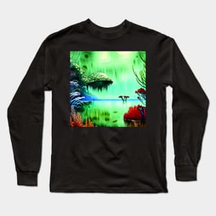 SeaScape Painting, Beautiful Nature Long Sleeve T-Shirt